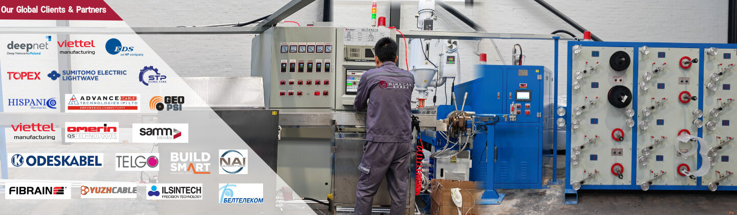 Производственная линия кабеля оптического волокна