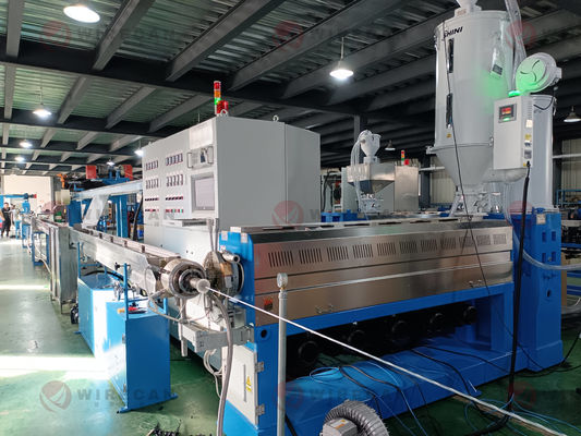 φ90 Линия экструзирования обшивки кабеля из оптических волокон: высокопроизводительное решение для производства кабеля