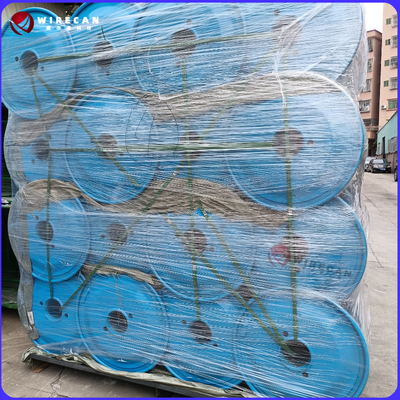 Кольцевая колонка из гофрированной стали для намотки проволоки и кабеля