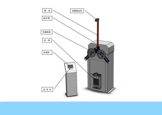 Стандартный кабель оптического волокна IEC-60794-1-2 повторил испытательное оборудование пробы на изгиб