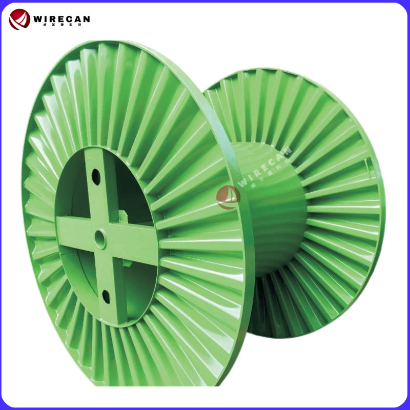 Кольцевая колонка из гофрированной стали для намотки проволоки и кабеля